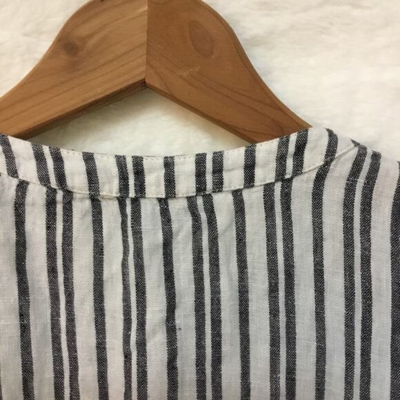 Loft Blue Striped Sleeveless Top - Picture 5 of 9